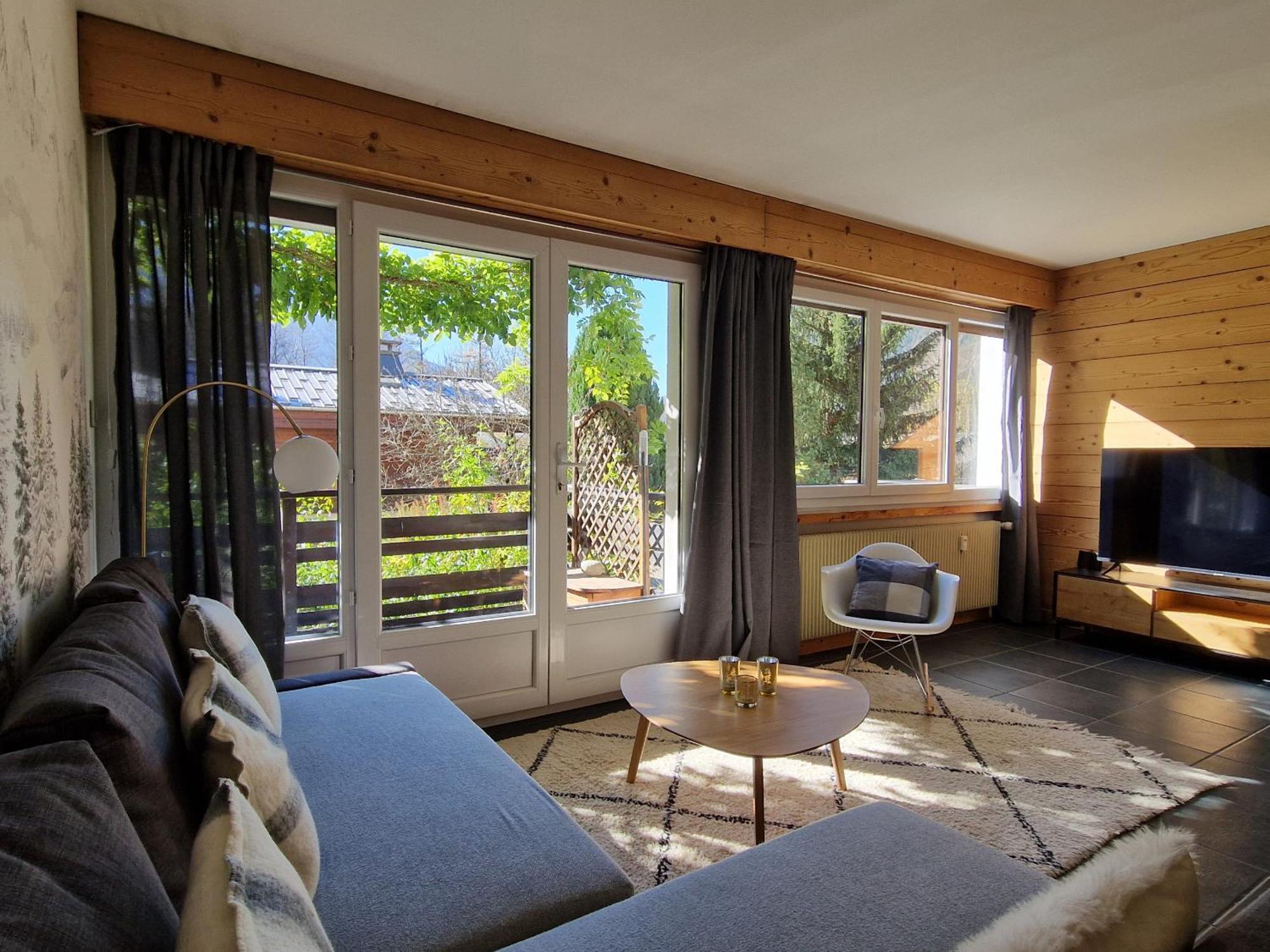Apartamento Les Tussilages - Terrasse Vue Mont-blanc